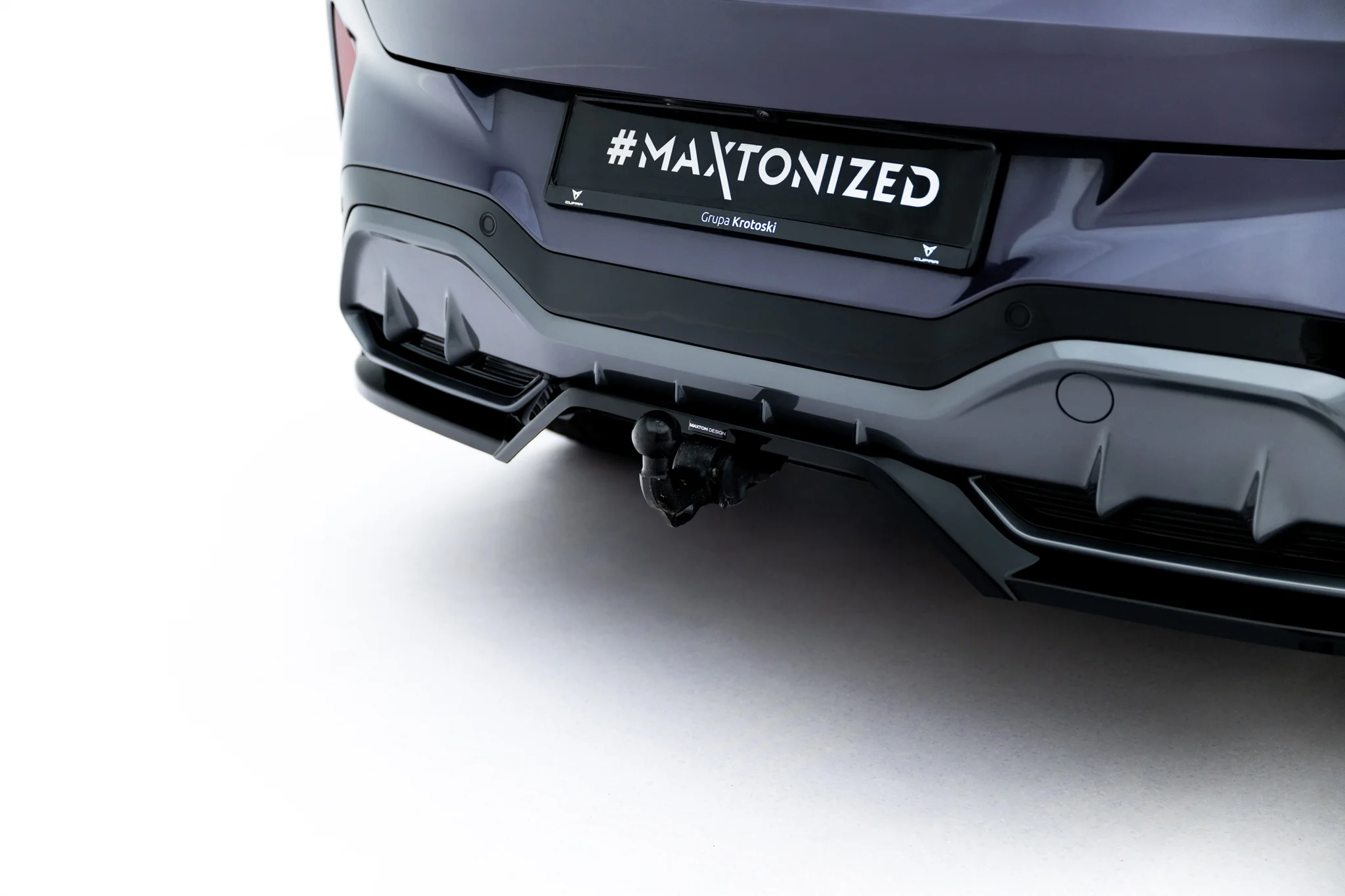 REAR SPLITTER (WITH VERTICAL BARS) V.3 SUITABLE FOR CUPRA TERRAMAR MK1 (VERSION WITH TOWBAR) – MAXTON DESIGN - 6