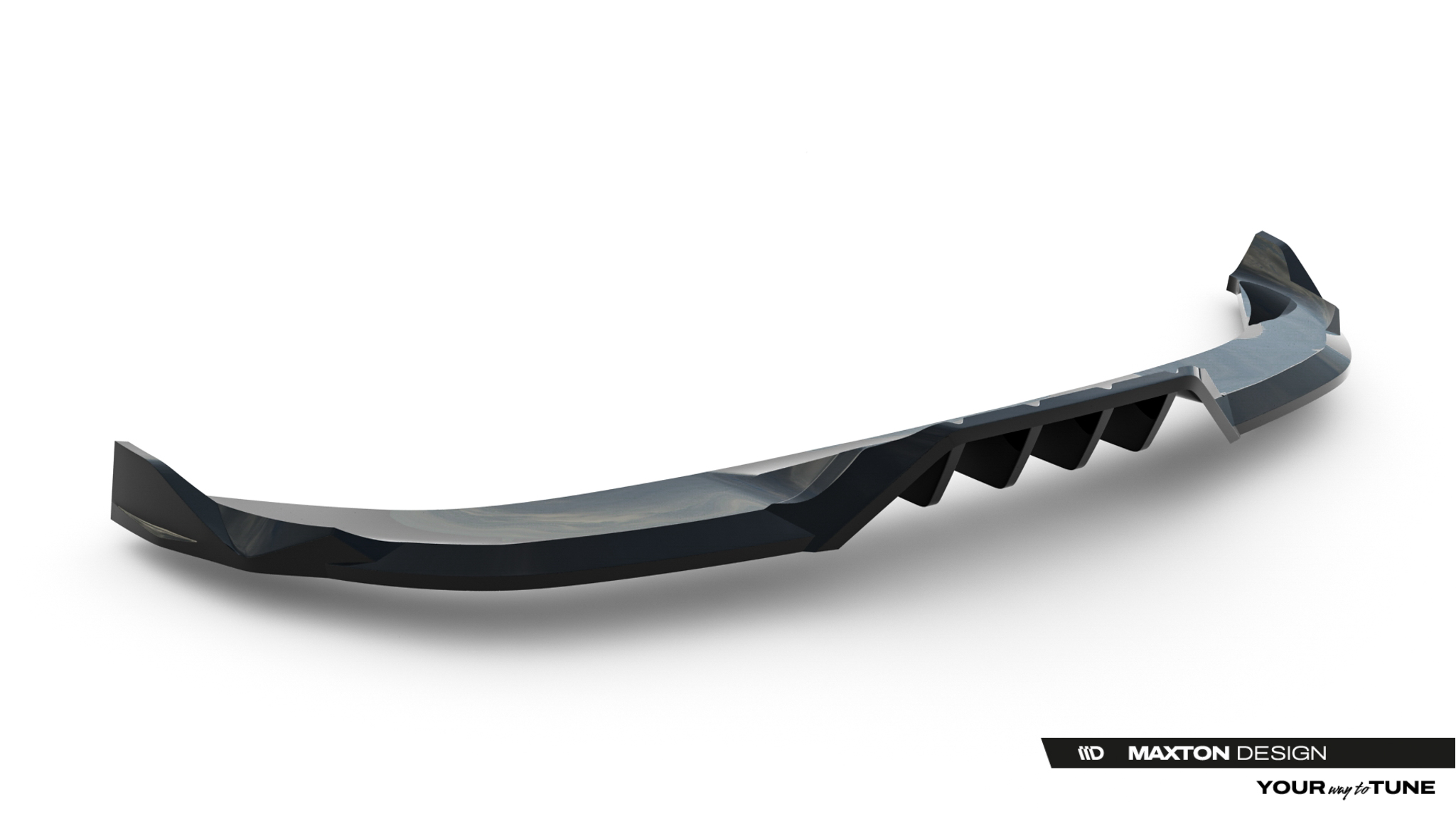 REAR SPLITTER (WITH VERTICAL BARS) V.3 SUITABLE FOR CUPRA TERRAMAR MK1 (VERSION WITH TOWBAR) – MAXTON DESIGN - 4