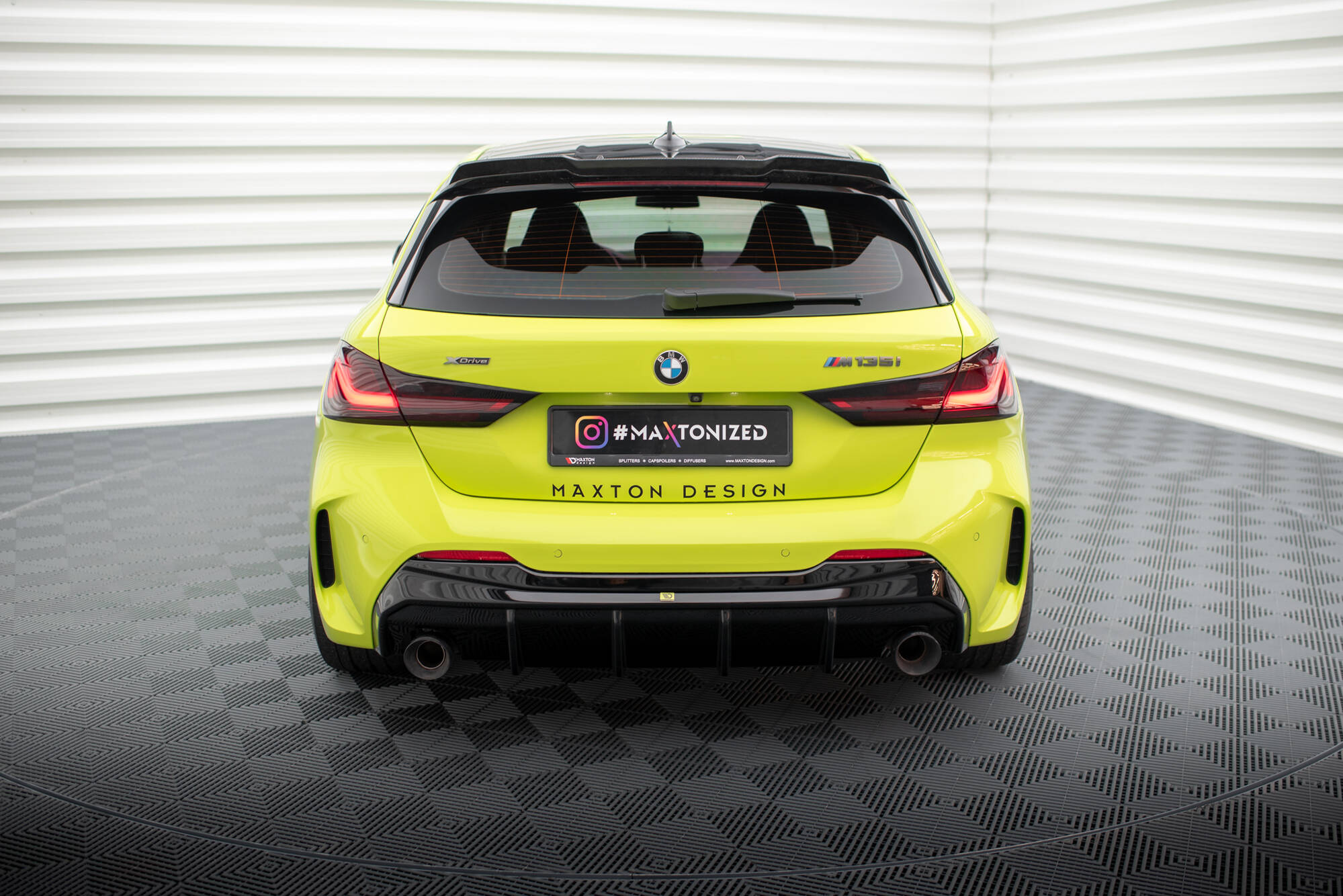 Rear Valance V.3 BMW 1 F40 M-Pack/ M135i (Single Exhaust Version) - 2