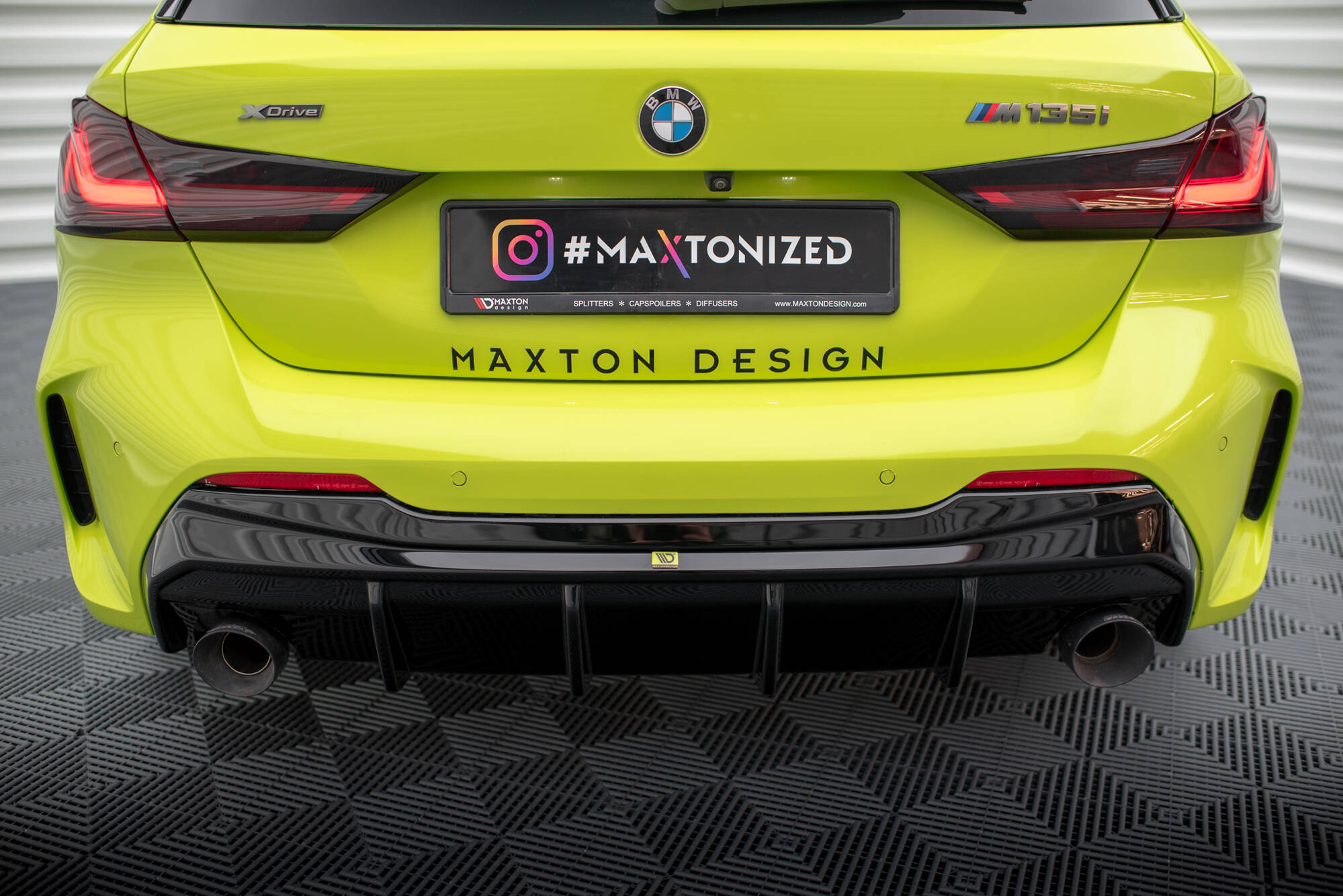 Rear Valance V.3 BMW 1 F40 M-Pack/ M135i (Single Exhaust Version) - 5