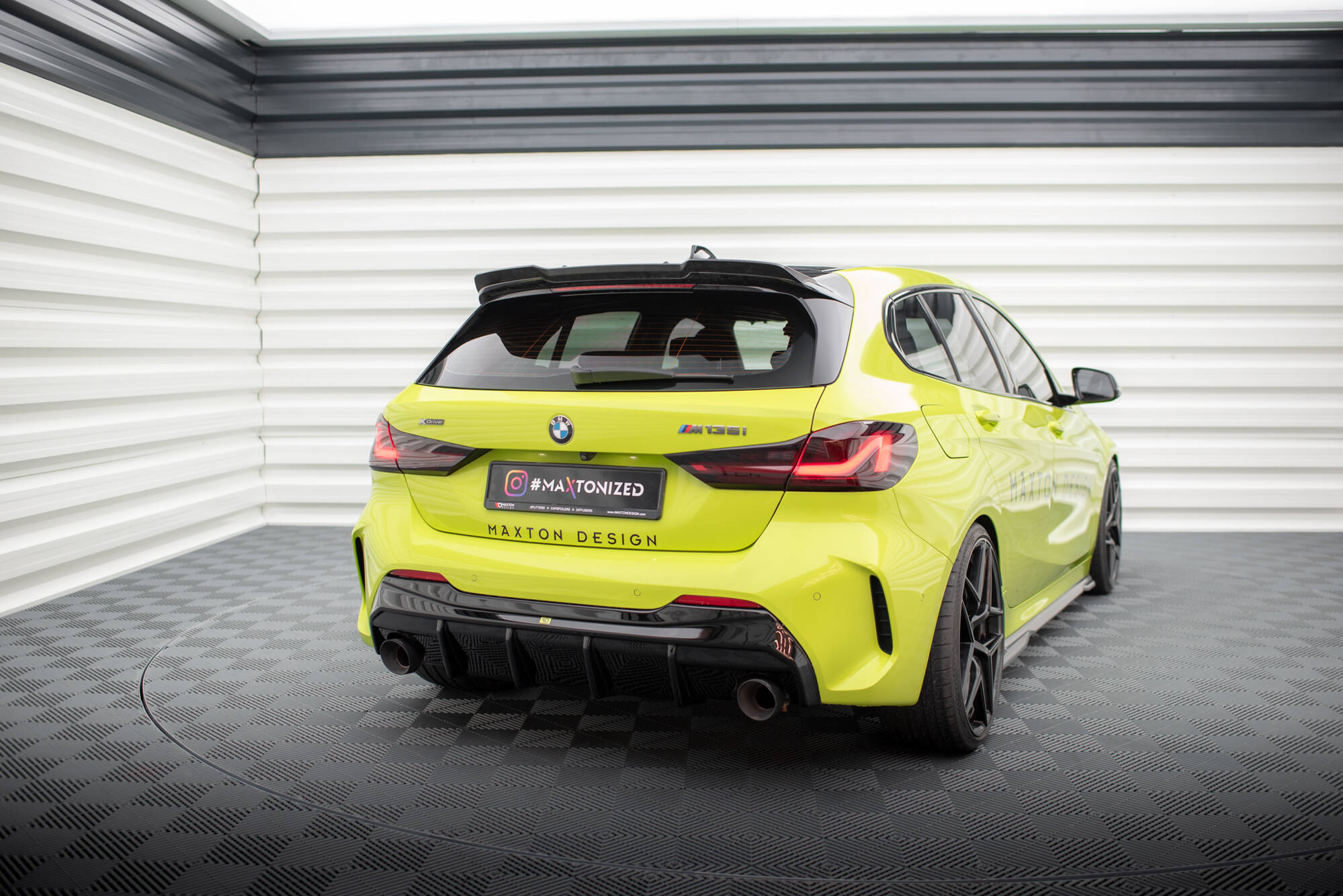 Rear Valance V.3 BMW 1 F40 M-Pack/ M135i (Single Exhaust Version) - 3