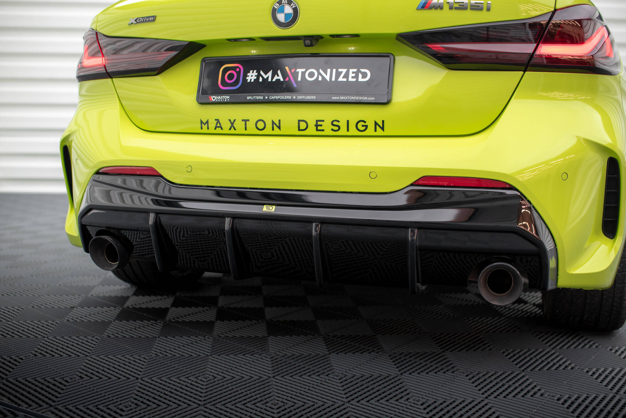 Rear Valance V.3 BMW 1 F40 M-Pack/ M135i (Single Exhaust Version) - 8