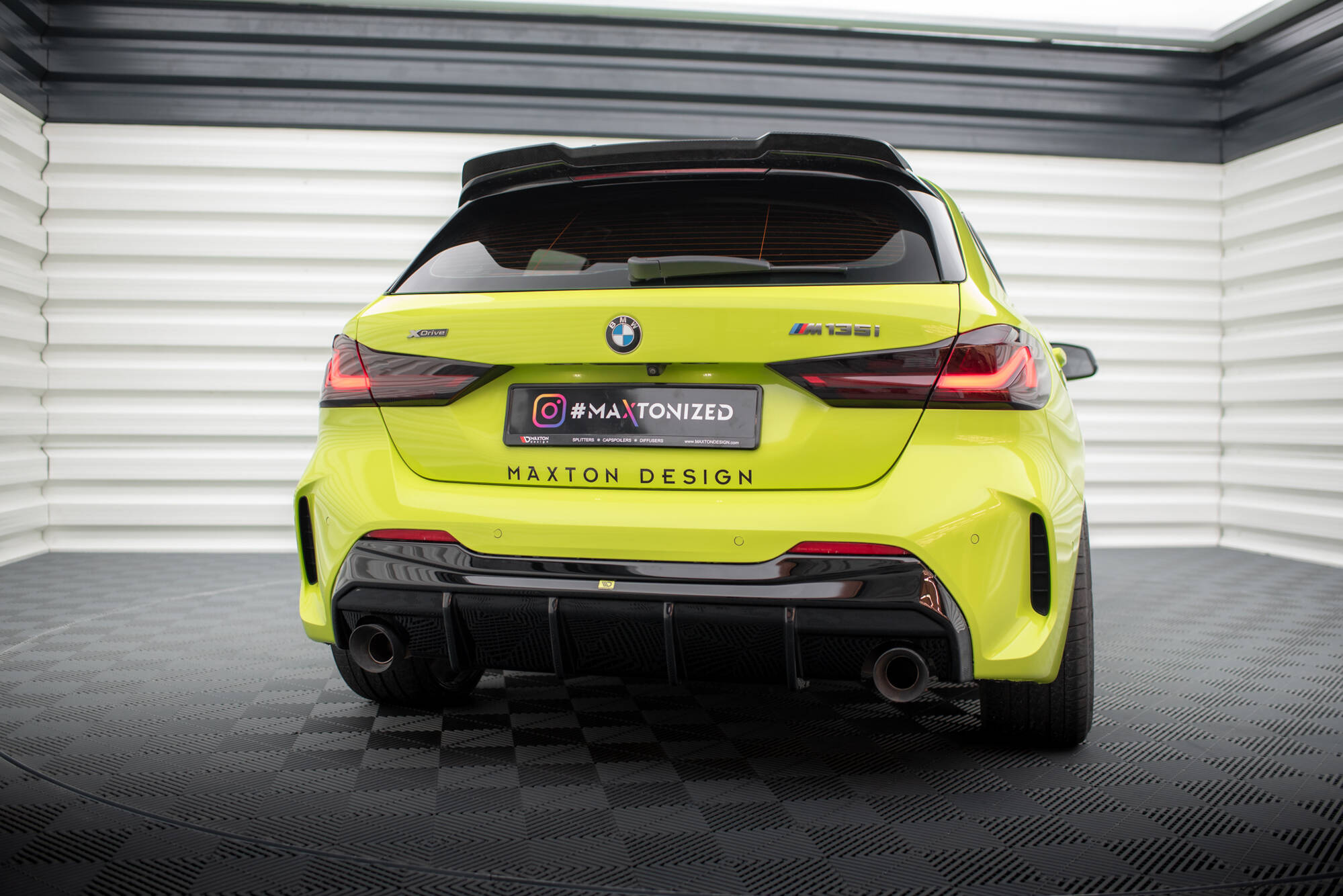 Rear Valance V.3 BMW 1 F40 M-Pack/ M135i (Single Exhaust Version) - 12