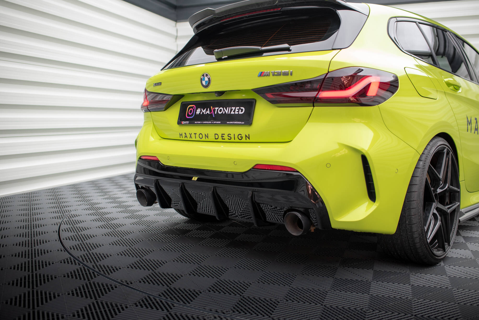 Rear Valance V.3 BMW 1 F40 M-Pack/ M135i (Single Exhaust Version) - 9