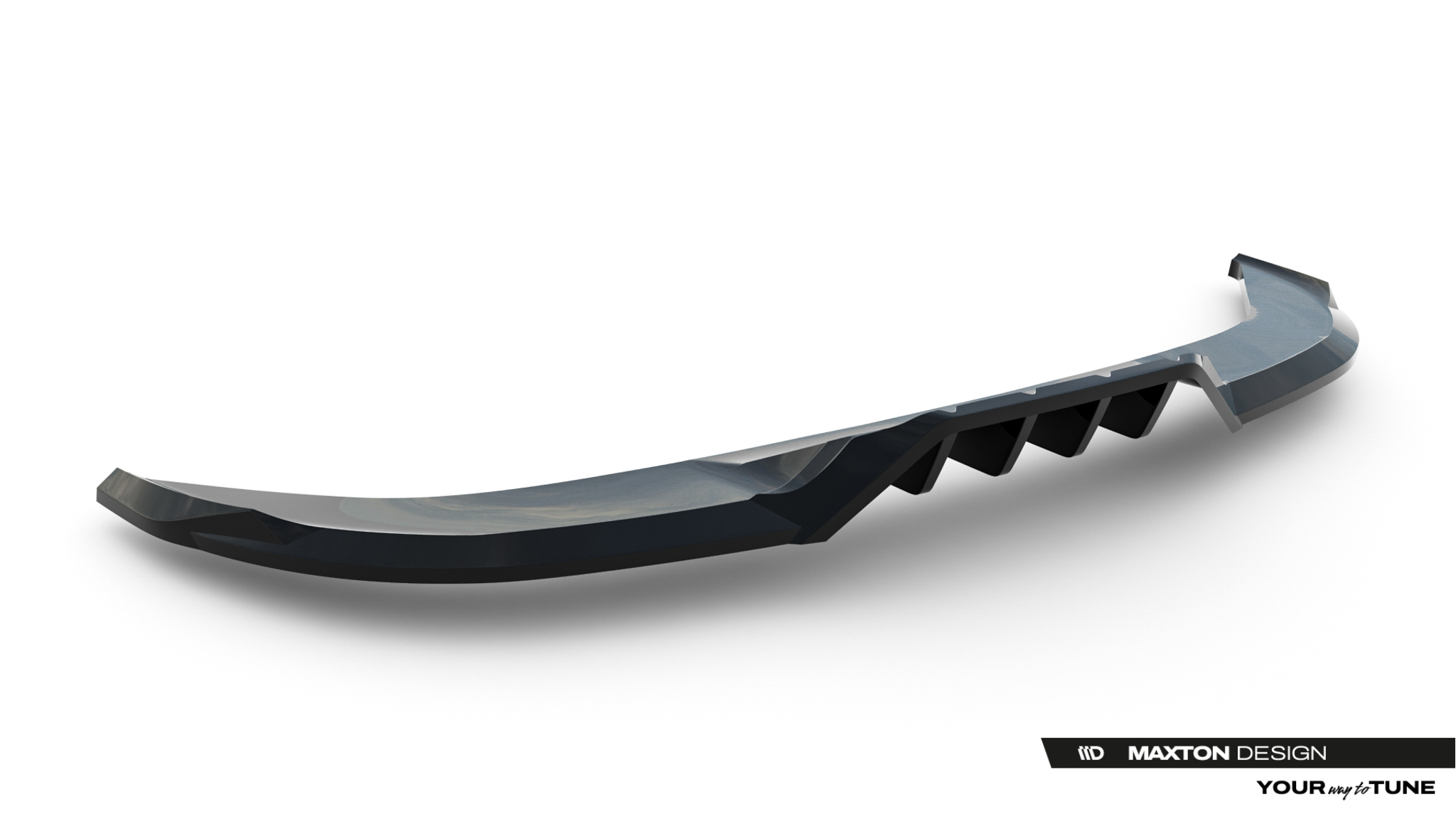 REAR SPLITTER (WITH VERTICAL BARS) V.4 SUITABLE FOR CUPRA TERRAMAR MK1 (VERSION WITH TOWBAR) – MAXTON DESIGN - 6