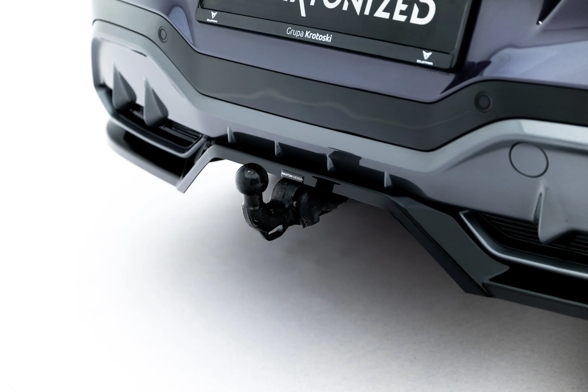 REAR SPLITTER (WITH VERTICAL BARS) V.4 SUITABLE FOR CUPRA TERRAMAR MK1 (VERSION WITH TOWBAR) – MAXTON DESIGN - 7