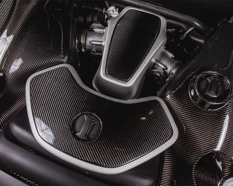 AGENCY POWER CARBON FIBER COOLANT TANK COVER MCLAREN MP4-12C 12-14 | MCLAREN 650S 15-16 - 4