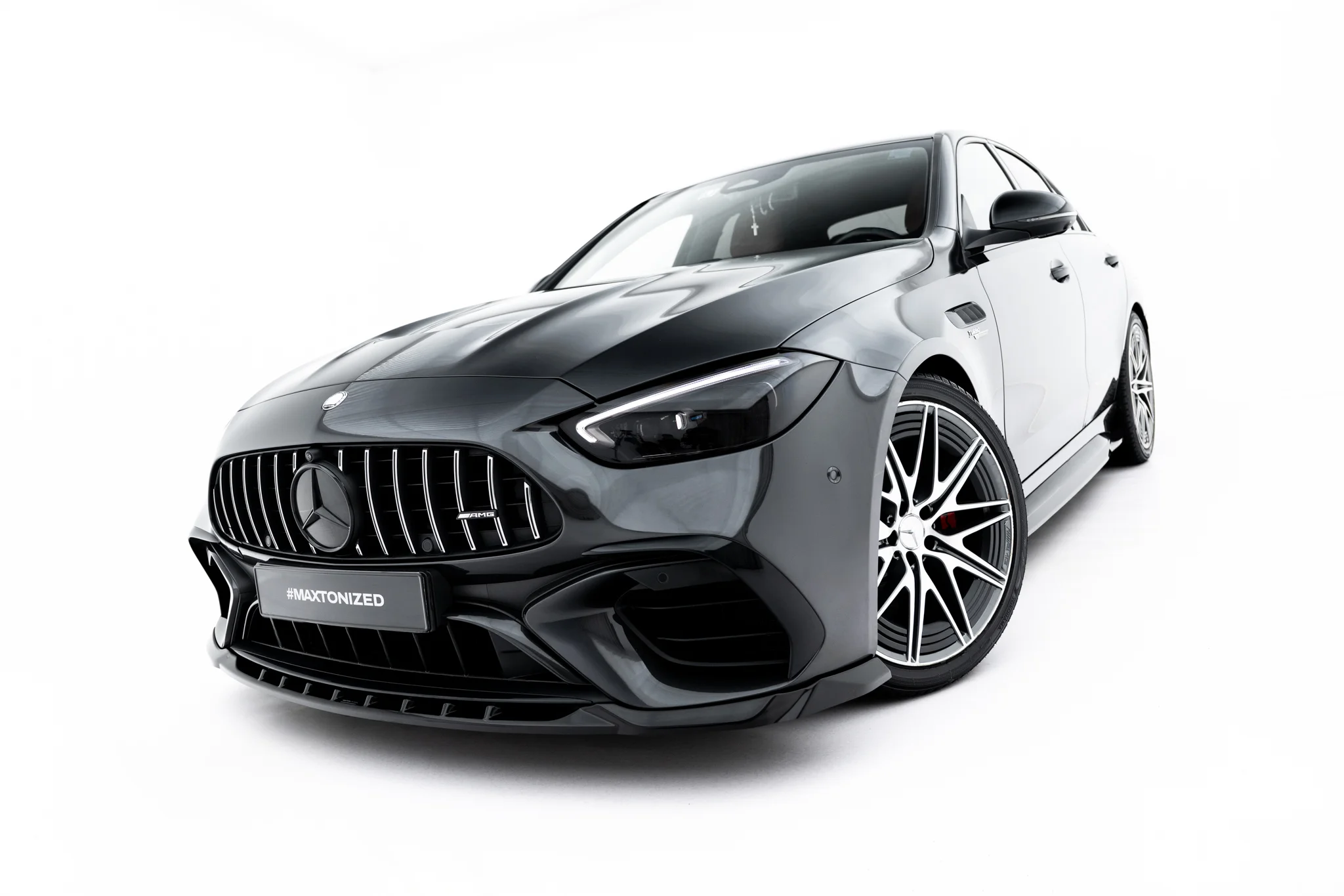 FRONT SPLITTER V.1 SUITABLE FOR MERCEDES-AMG C63 SEDAN / ESTATE W206 / S206 – MAXTON DESIGN - 6