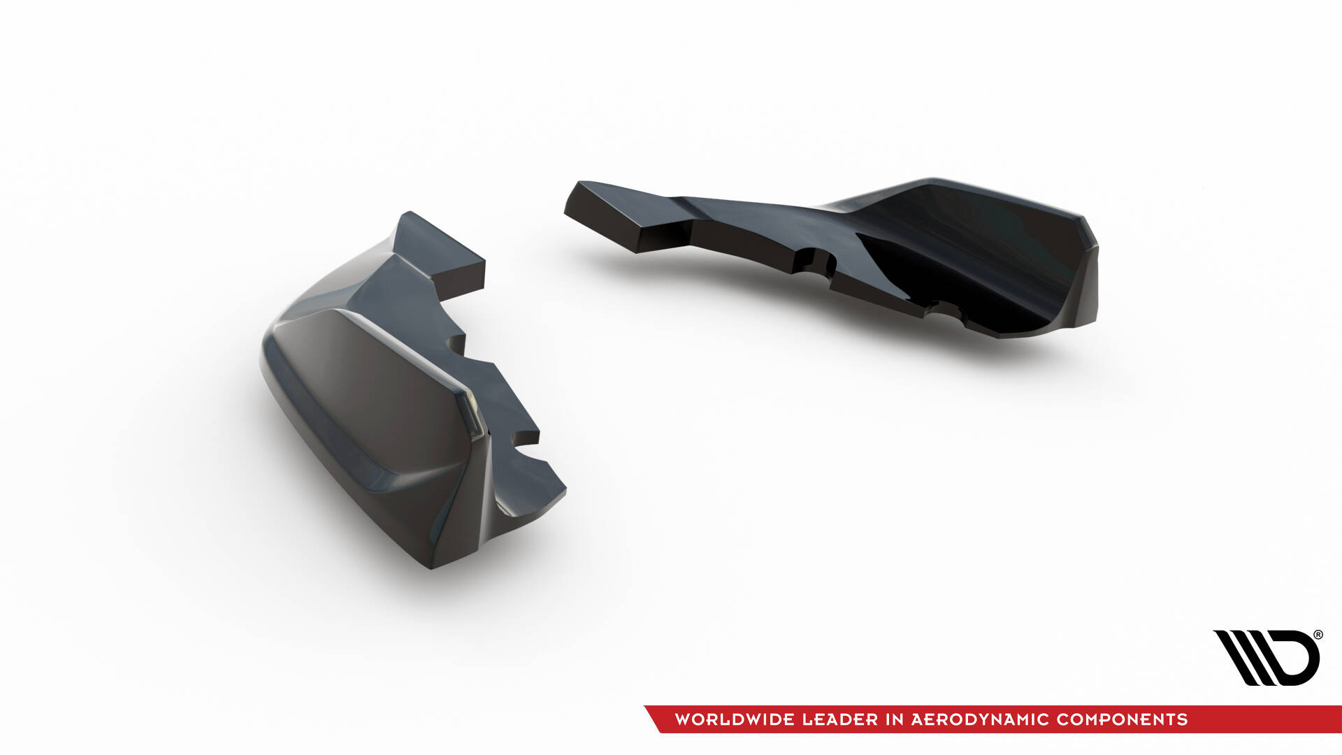 Rear Side Splitters V.8 BMW 1 M-Pack / M135i F40 - 6