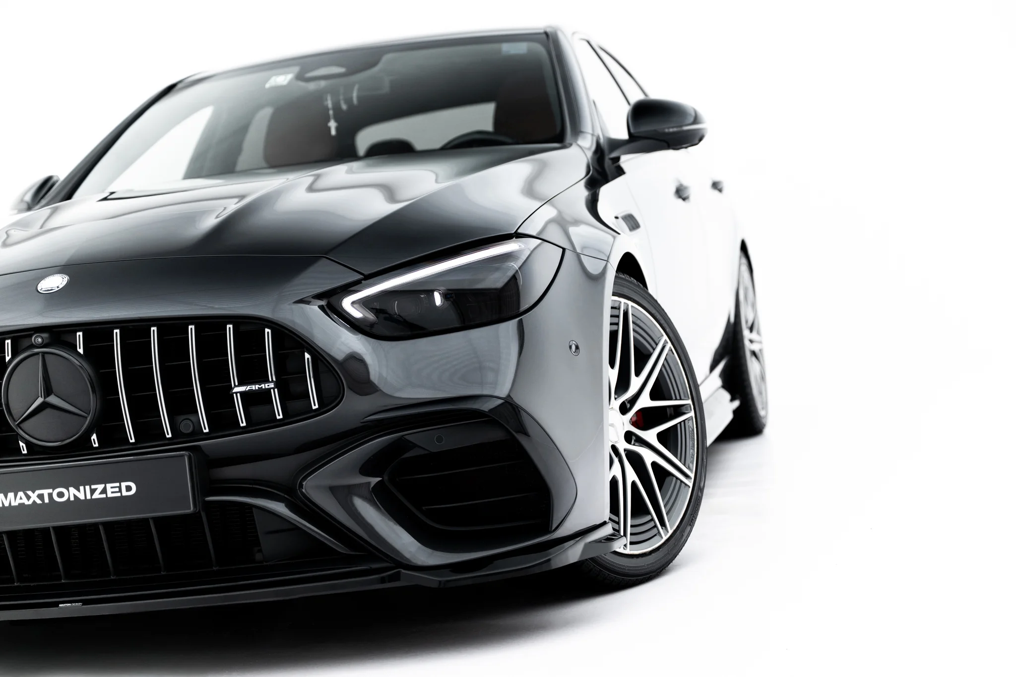 FRONT SPLITTER V.2 SUITABLE FOR MERCEDES-AMG C63 SEDAN / ESTATE W206 / S206 – MAXTON DESIGN - 4