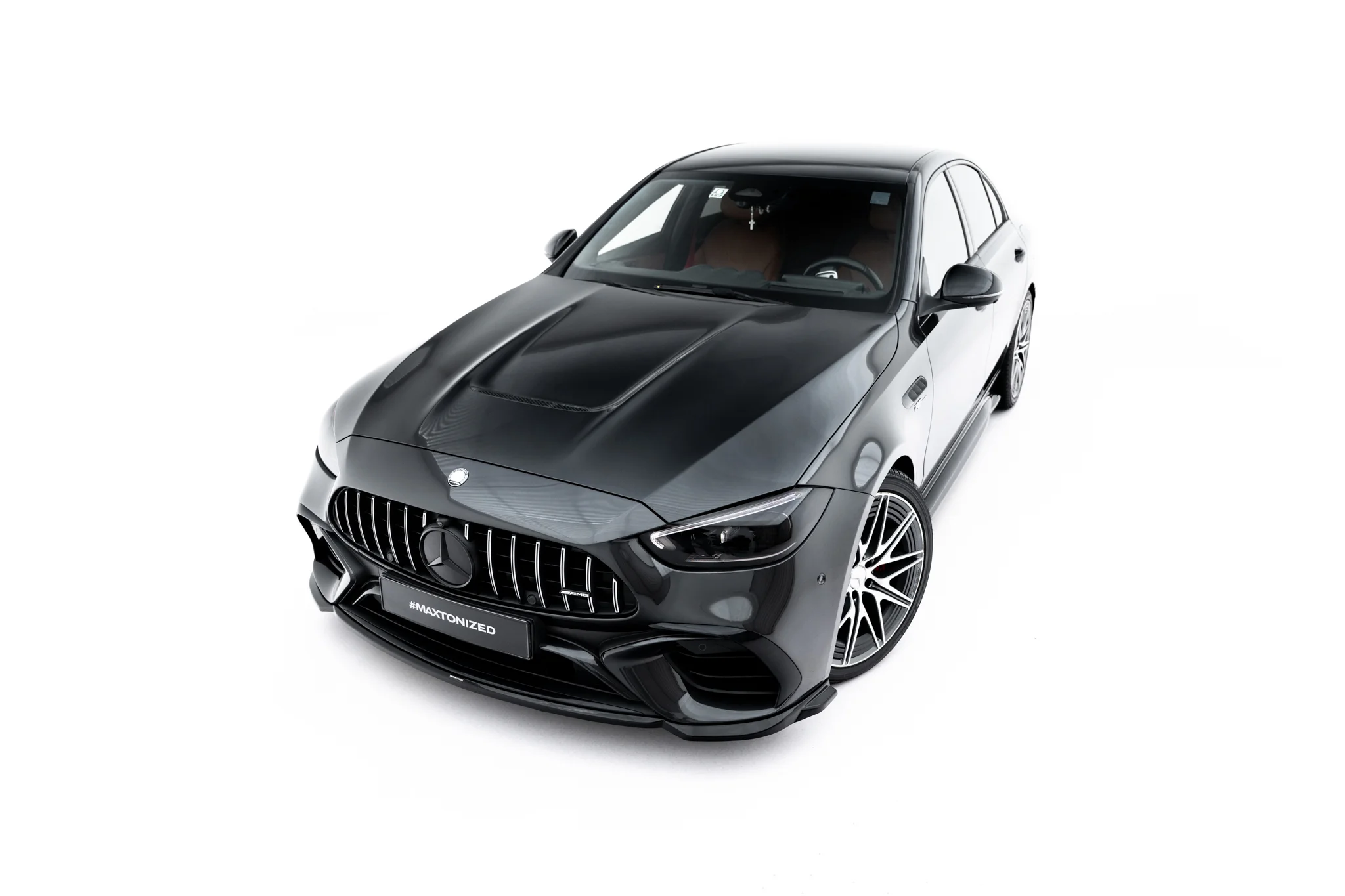 FRONT SPLITTER V.2 SUITABLE FOR MERCEDES-AMG C63 SEDAN / ESTATE W206 / S206 – MAXTON DESIGN - 3