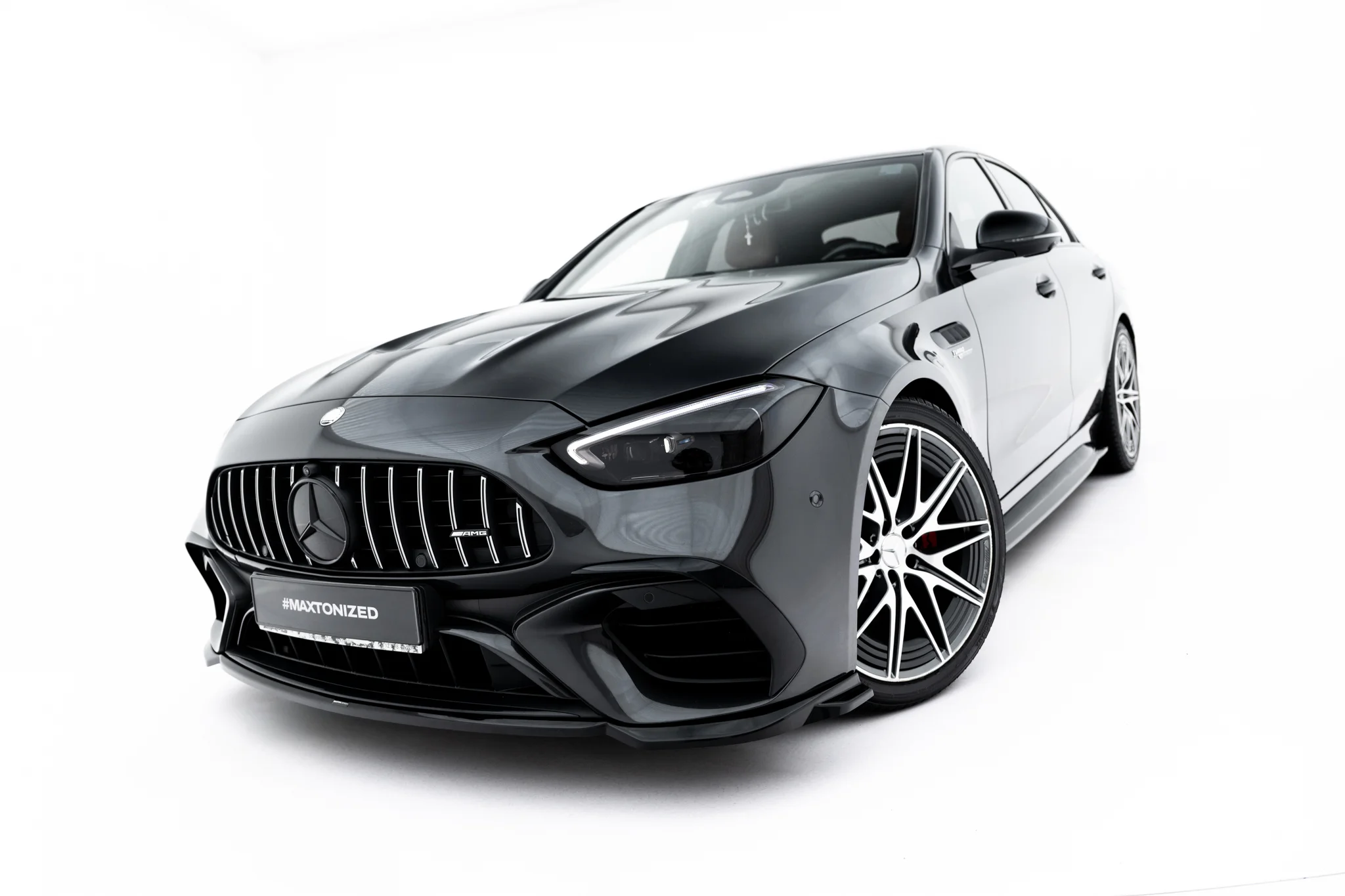 FRONT SPLITTER V.2 SUITABLE FOR MERCEDES-AMG C63 SEDAN / ESTATE W206 / S206 – MAXTON DESIGN - 6