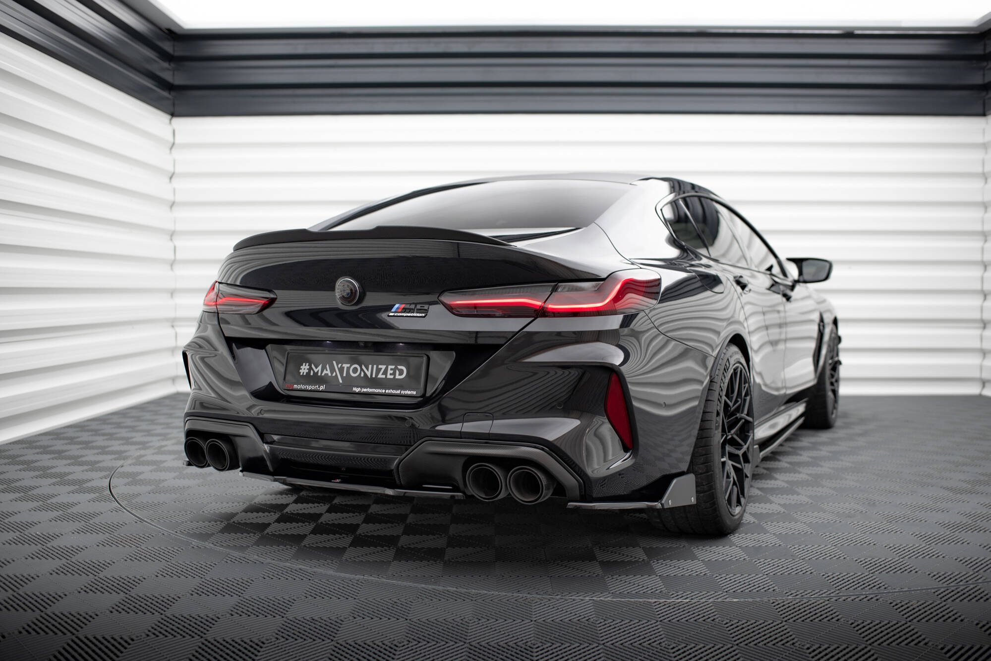 Rear Side Splitters V.1 + Flaps BMW M8 Gran Coupe F93 - 3