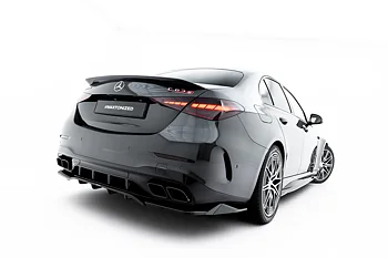 REAR SPLITTER (WITH VERTICAL BARS) SUITABLE FOR MERCEDES-AMG C63 SEDAN / ESTATE W206 / S206 – MAXTON DESIGN