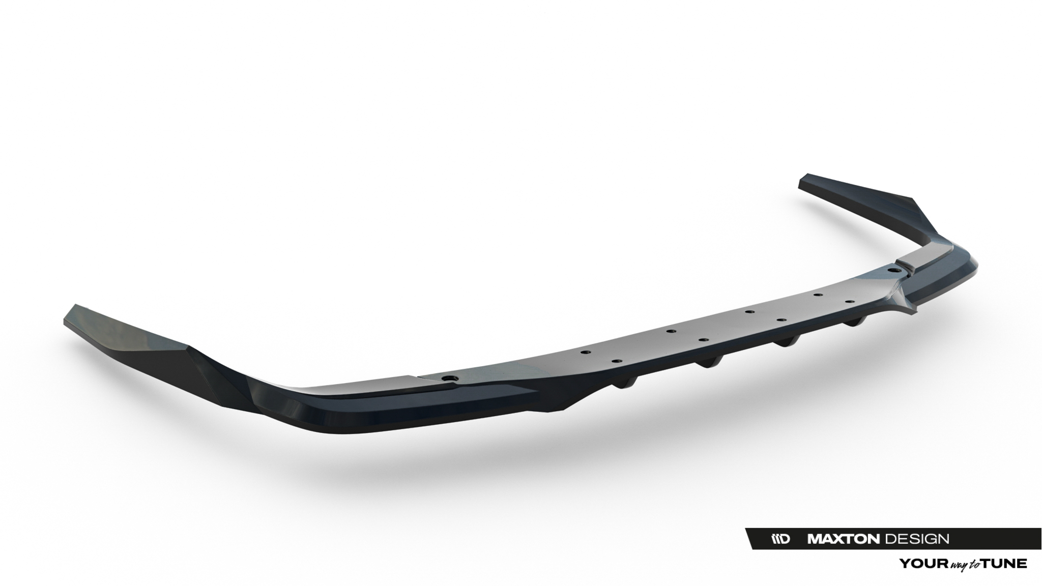 REAR SPLITTER (WITH VERTICAL BARS) SUITABLE FOR MERCEDES-AMG C63 SEDAN / ESTATE W206 / S206 – MAXTON DESIGN - 6