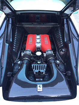 AGENCY POWER CARBON FIBER UNDER SCREEN PANEL FERRARI 458 10-14