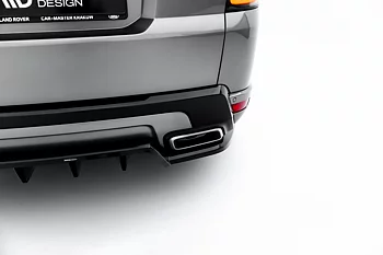 REAR SPLITTER (WITH VERTICAL BARS) SUITABLE FOR LAND ROVER RANGE ROVER SPORT MK2 FACELIFT – MAXTON DESIGN
