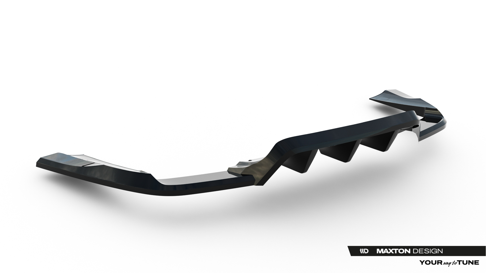REAR SPLITTER (WITH VERTICAL BARS) SUITABLE FOR LAND ROVER RANGE ROVER SPORT MK2 FACELIFT – MAXTON DESIGN - 3