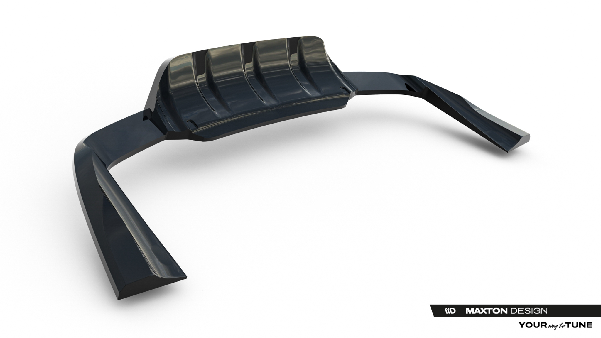 REAR SPLITTER (WITH VERTICAL BARS) SUITABLE FOR LAND ROVER RANGE ROVER SPORT MK2 FACELIFT – MAXTON DESIGN