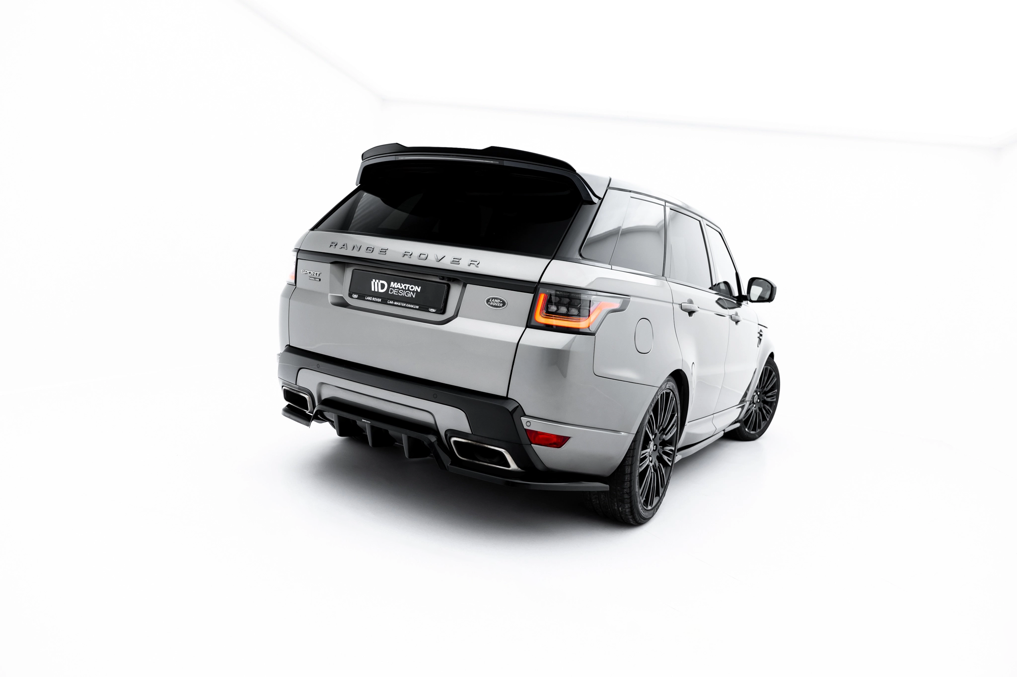 REAR SPLITTER (WITH VERTICAL BARS) SUITABLE FOR LAND ROVER RANGE ROVER SPORT MK2 FACELIFT – MAXTON DESIGN - 5