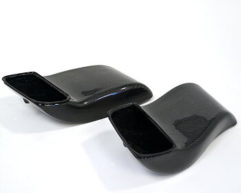 AGENCY POWER CARBON FIBER DECKLID INTAKE SCOOPS PORSCHE 997 TURBO 07-12