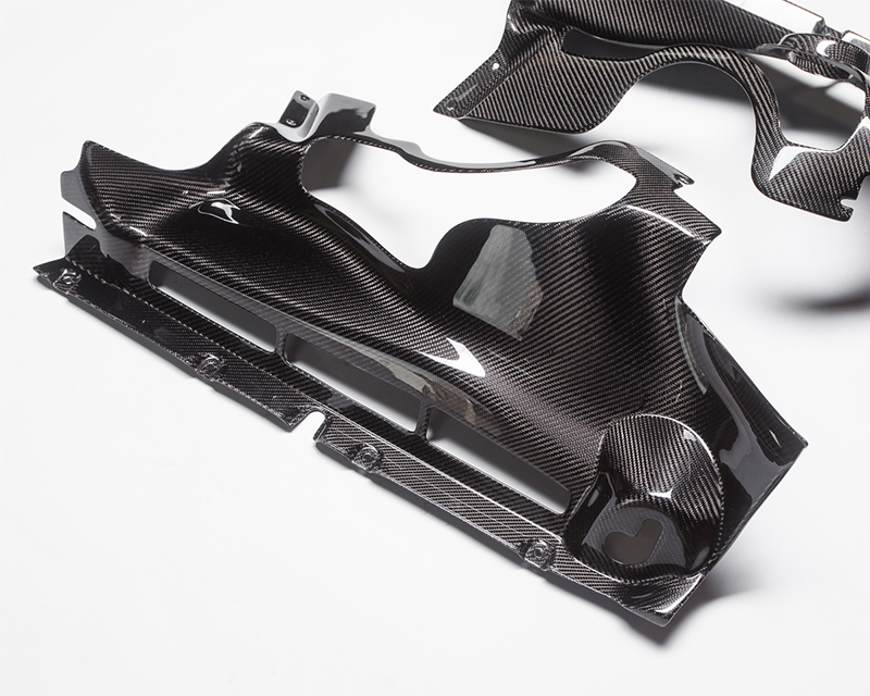 AGENCY POWER CARBON FIBER 2-PIECE ENGINE BAY PANELS SET MCLAREN MP4-12C 12-14
