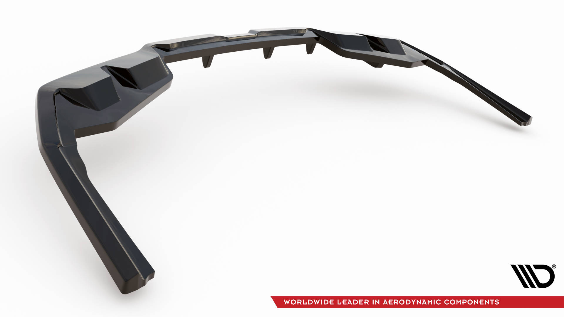 Central Rear Splitter (Vertical Bars) V.1 BMW i4 M-Pack G26 - 7