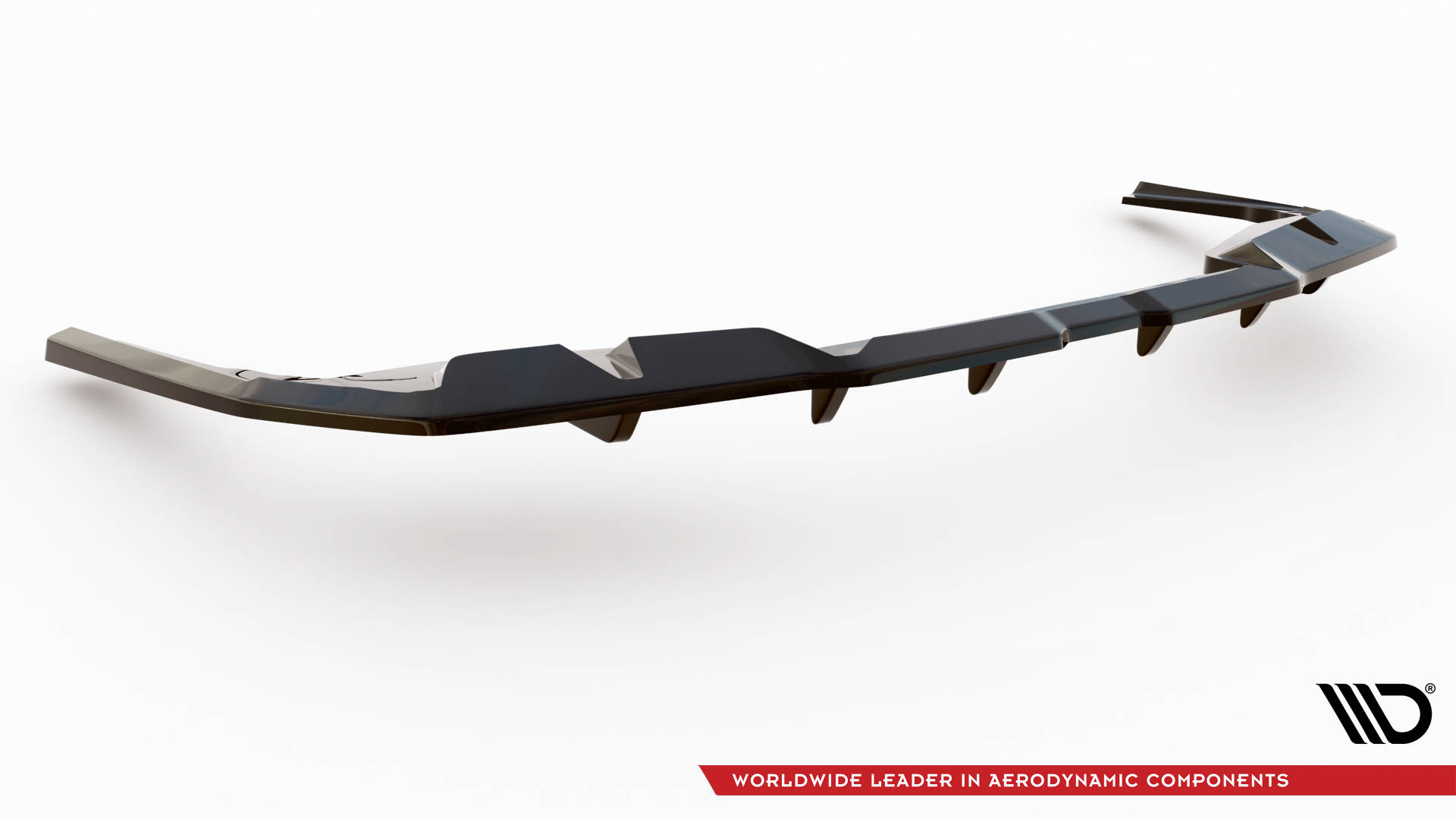 Central Rear Splitter (Vertical Bars) V.1 BMW i4 M-Pack G26 - 6