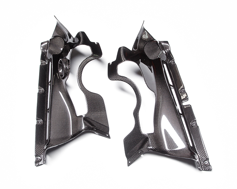 AGENCY POWER CARBON FIBER 4-PIECE ENGINE BAY PANELS SET MCLAREN MP4-12C 12-14