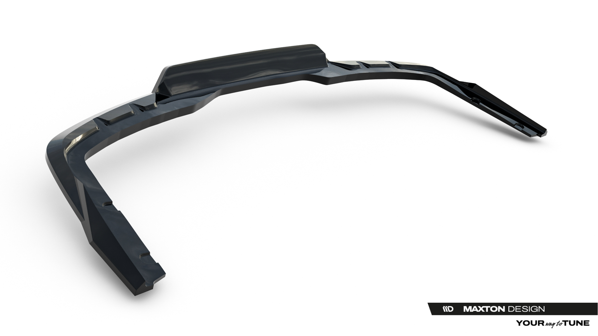 REAR SPLITTER (WITH VERTICAL BARS) SUITABLE FOR BMW 2 M-PACK GRAN COUPE  F74 – MAXTON DESIGN - 2