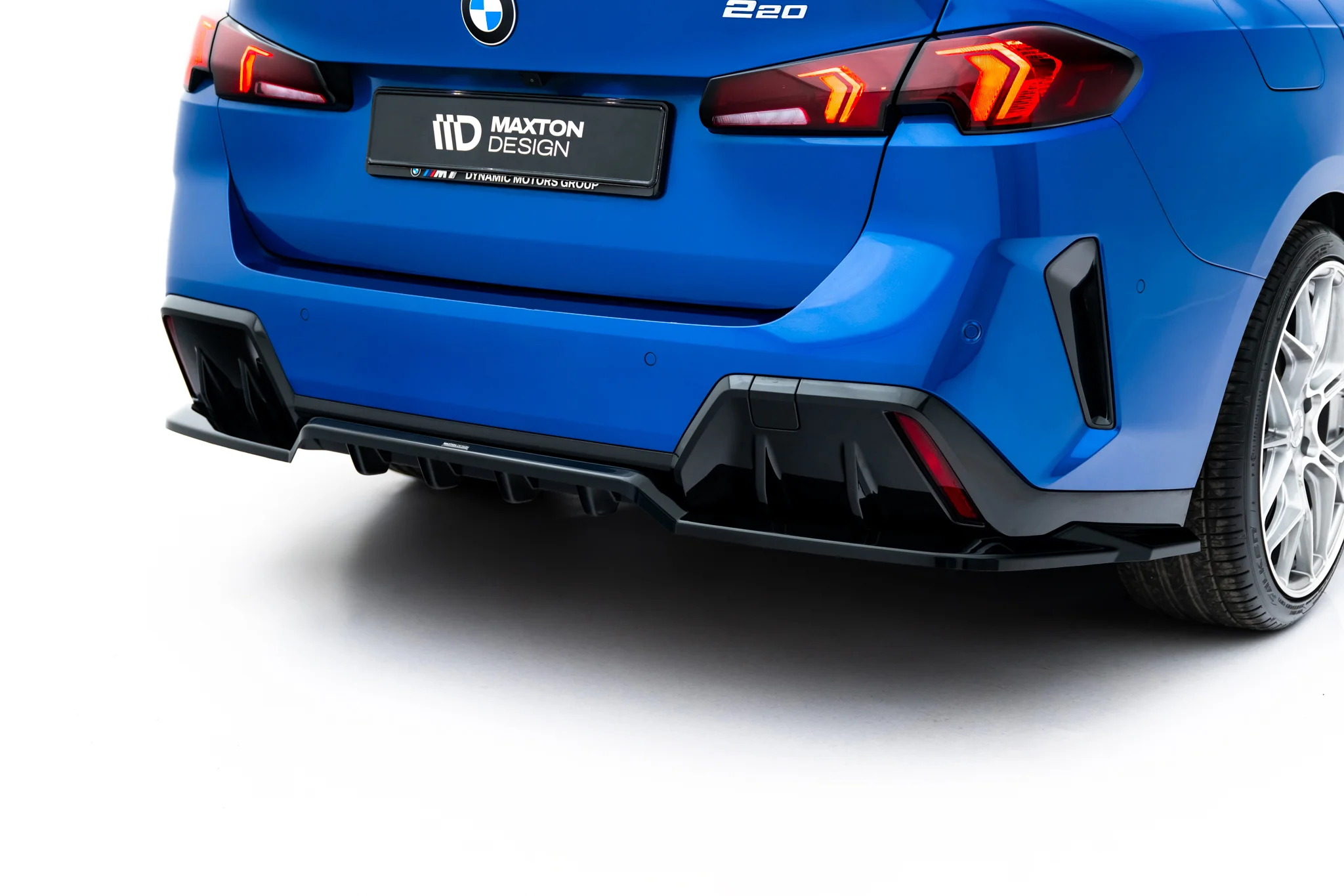 REAR SPLITTER (WITH VERTICAL BARS) SUITABLE FOR BMW 2 M-PACK GRAN COUPE  F74 – MAXTON DESIGN - 3