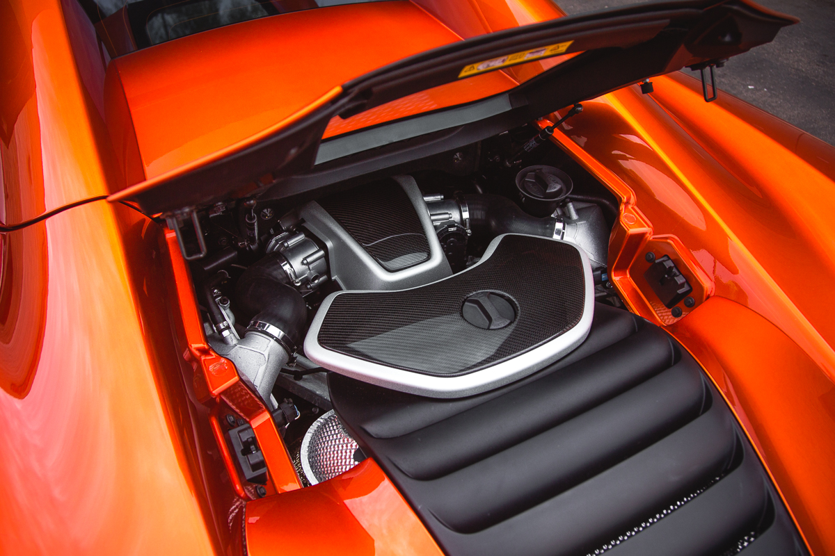 AGENCY POWER CARBON FIBER TOP INTAKE COVER MCLAREN MP4-12C 12-14 | 650S 15-16 - 4
