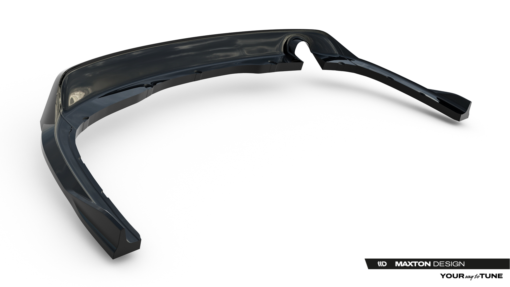 REAR SPLITTER (WITH VERTICAL BARS) SUITABLE FOR BMW 3 SPORTLINE SEDAN / TOURING F30 / F31 – MAXTON DESIGN - 3