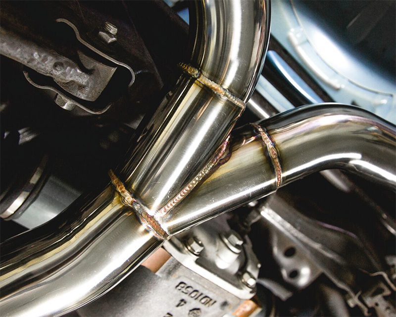 AGENCY POWER CATBACK EXHAUST SYSTEM POLISHED QUAD TIPS SUBARU STI WRX SEDAN 11-17 - 3
