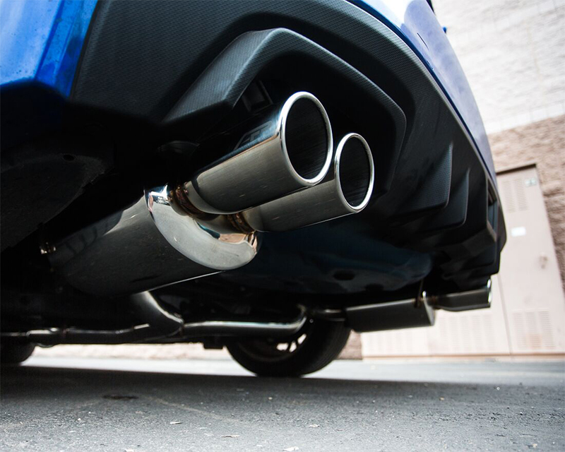 AGENCY POWER CATBACK EXHAUST SYSTEM POLISHED QUAD TIPS SUBARU STI WRX SEDAN 11-17 - 5