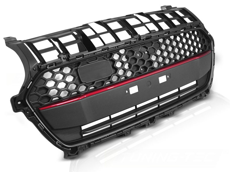 GRILL SUZUKI SWIFT VI 2017-2020 SVART RÖD LINE SPORTDESIGN