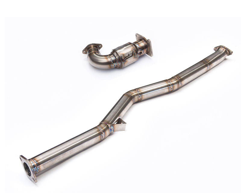 AGENCY POWER STAINLESS STEEL HIGH FLOW CAT J PIPE AND MID PIPE SUBARU WRX 15-17 - 3