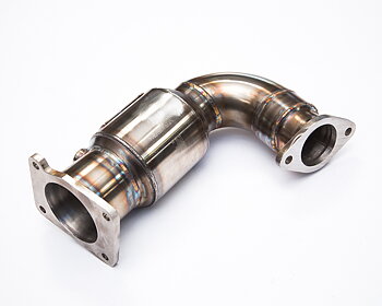 AGENCY POWER STAINLESS STEEL HIGH FLOW CAT J PIPE AND MID PIPE SUBARU WRX 15-17