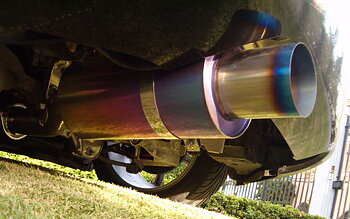 AGENCY POWER TITANIUM MUFFLER CATBACK EXHAUST NISSAN 350Z 03-08