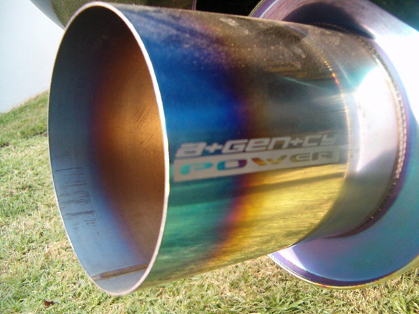 AGENCY POWER TITANIUM MUFFLER CATBACK EXHAUST NISSAN 350Z 03-08 - 5