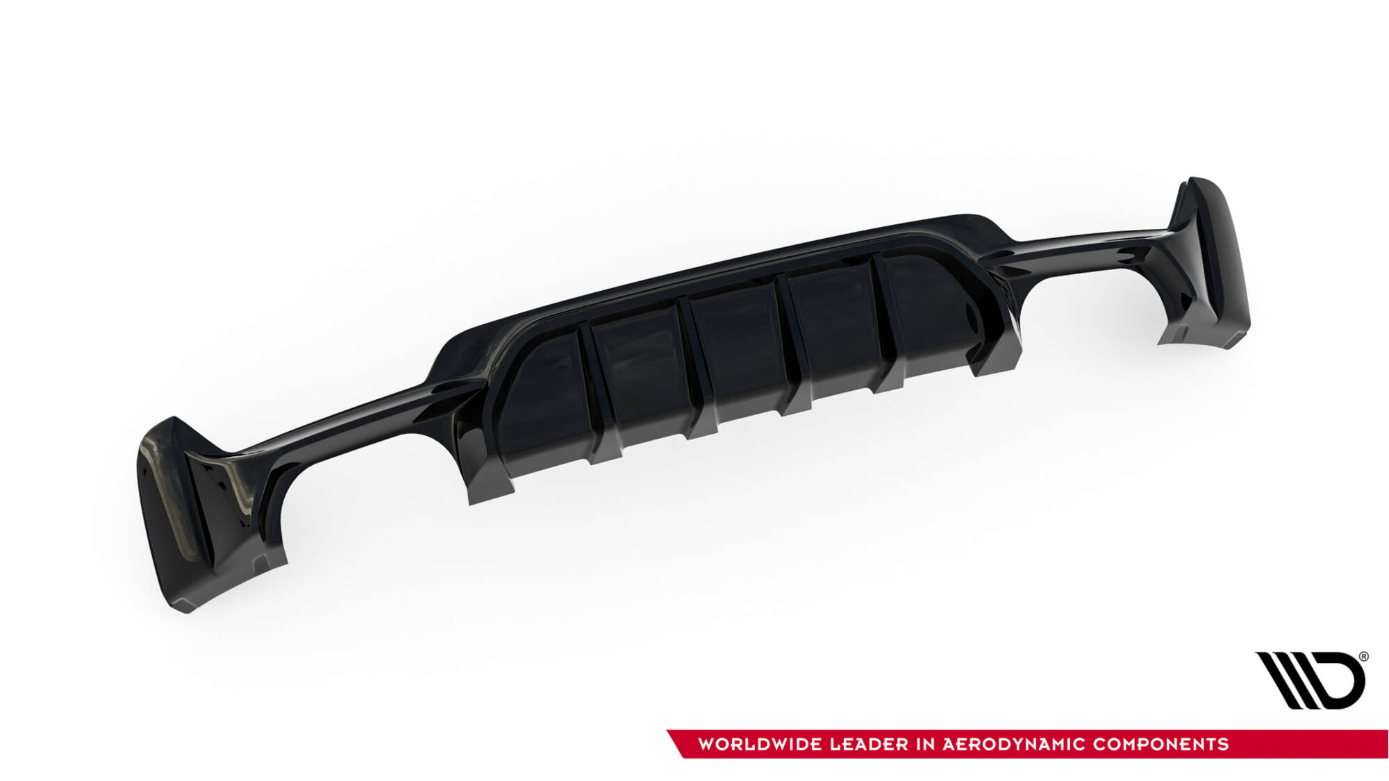 Rear Valance BMW 4 Coupe / Gran Coupe / Cabrio M-Pack F32 / F36 / F33 (Version with dual exhausts on both sides) - 5
