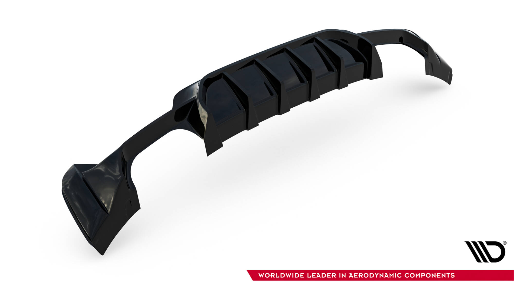 Rear Valance BMW 4 Coupe / Gran Coupe / Cabrio M-Pack F32 / F36 / F33 (Version with dual exhausts on both sides) - 6