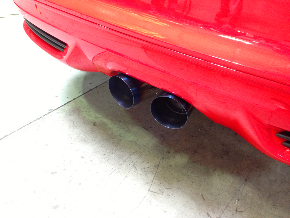 AGENCY POWER STAINLESS STEEL CATBACK EXHAUST WITH TITANIUM TIPS FORD FOCUS ST 13-14 - 3