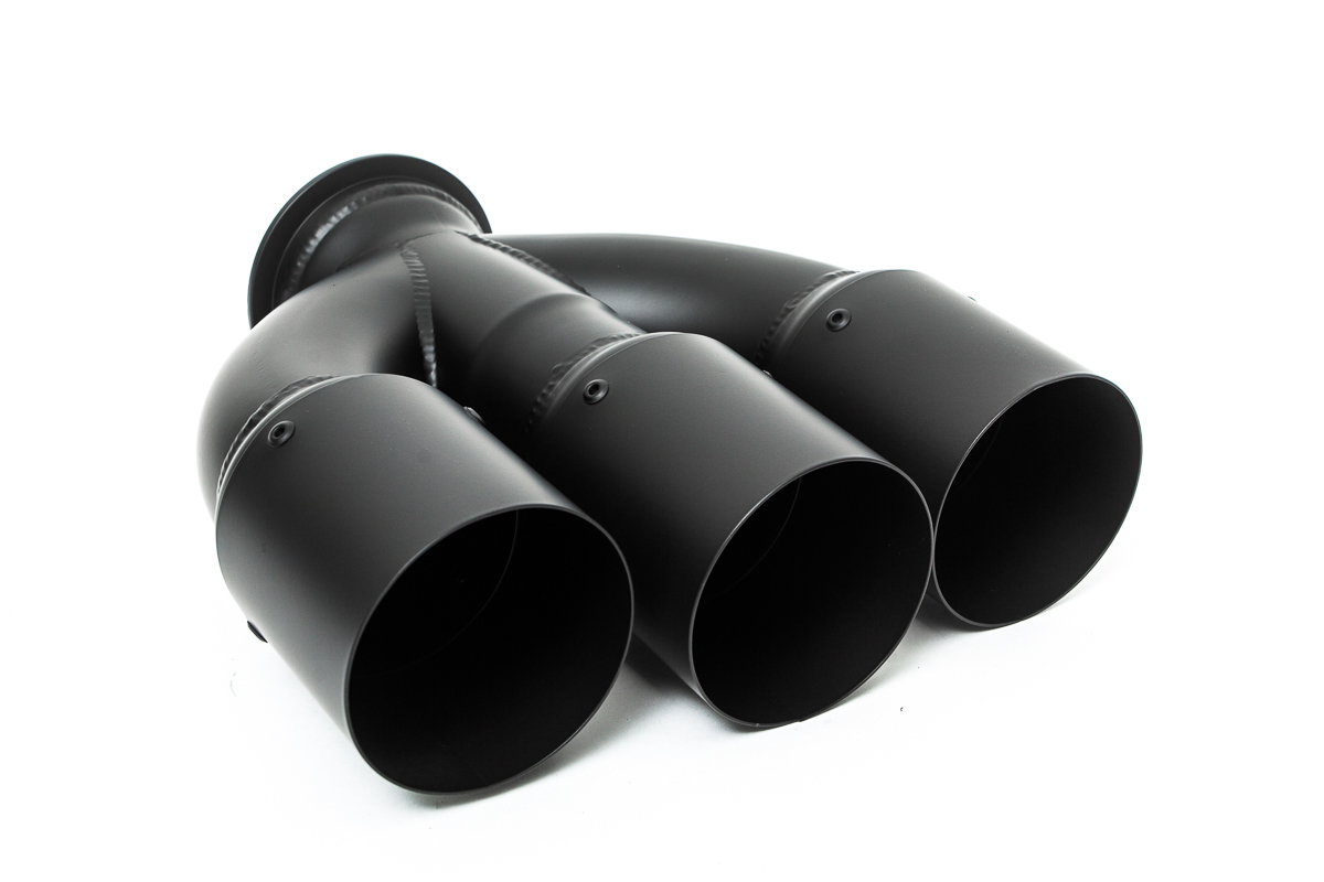AGENCY POWER STAINLESS STEEL CATBACK EXHAUST WITH TITANIUM TIPS FORD FOCUS ST 13-14 - 6