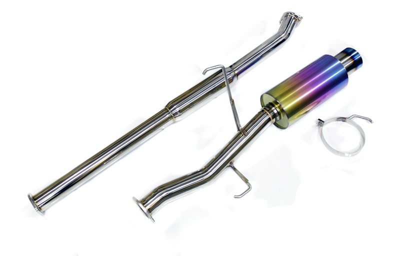 AGENCY POWER TITANIUM MUFFLER CATBACK EXHAUST MITSUBISHI EVO VIII MR IX 03-07 - 3