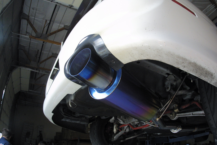 AGENCY POWER TITANIUM MUFFLER CATBACK EXHAUST MITSUBISHI EVO VIII MR IX 03-07