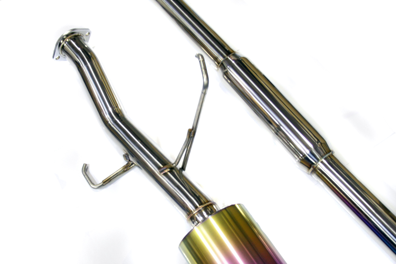 AGENCY POWER TITANIUM MUFFLER CATBACK EXHAUST MITSUBISHI EVO VIII MR IX 03-07 - 2