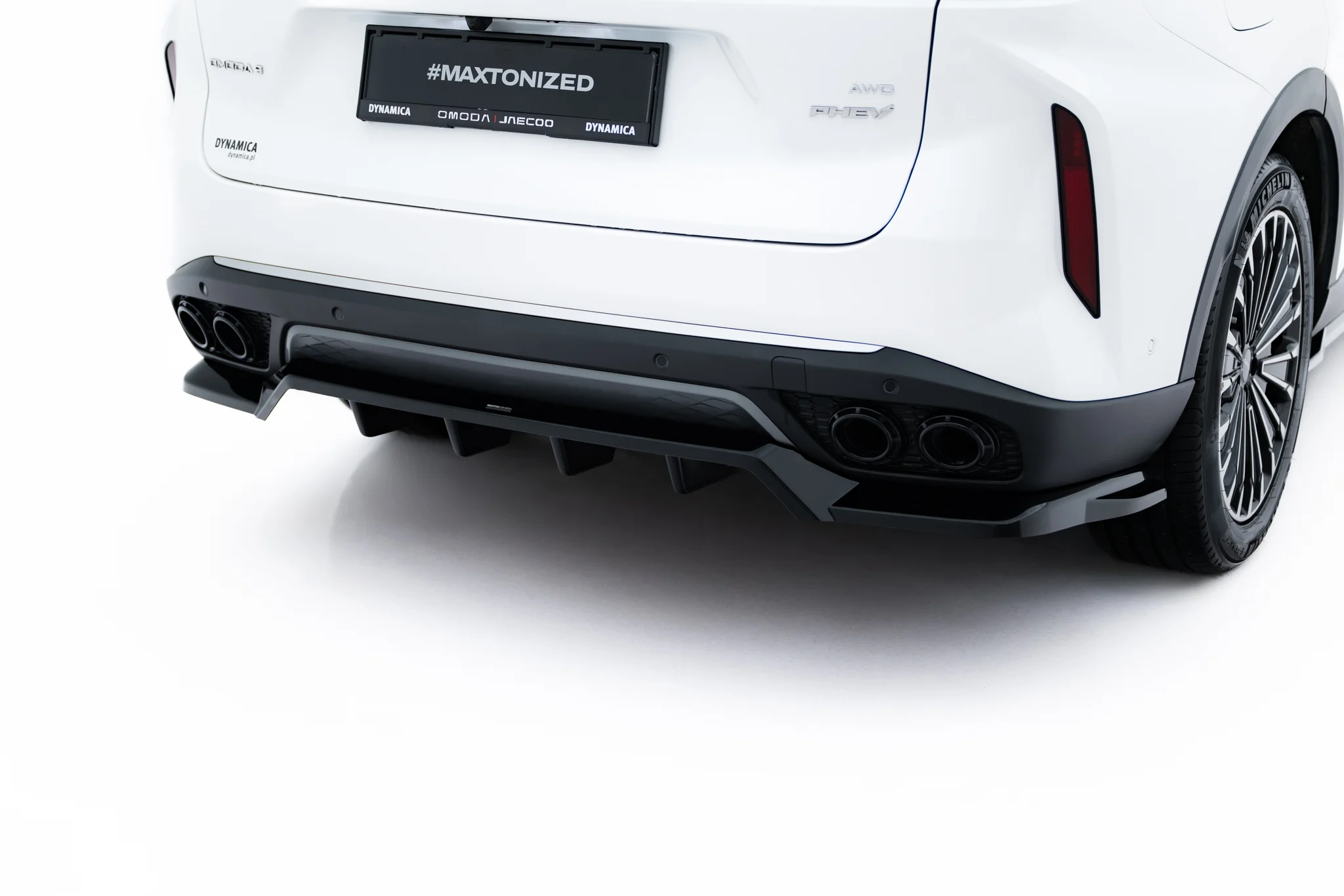 REAR SPLITTER (WITH VERTICAL BARS) SUITABLE FOR OMODA 9 MK1 – MAXTON DESIGN - 6