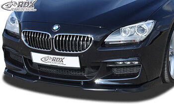FRONT SPOILER VARIO-X BMW 6ER F06 GRAN COUPE (M-TECHNIC FRONTBUMPER) FRONT LIP SPLITTER