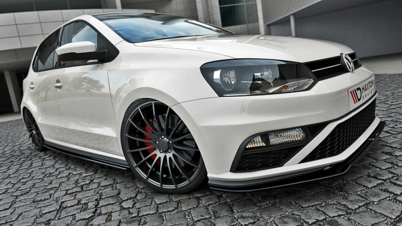 FRONT SPLITTER V.2 VW POLO MK5 GTI (FACELIFT)